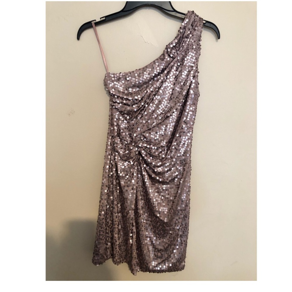Fredericks of Hollywood Silver Mini Dress